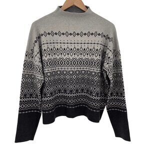 NWOT! JOIE NORDIC FAIR ISLE MOCK NECK SWEATER